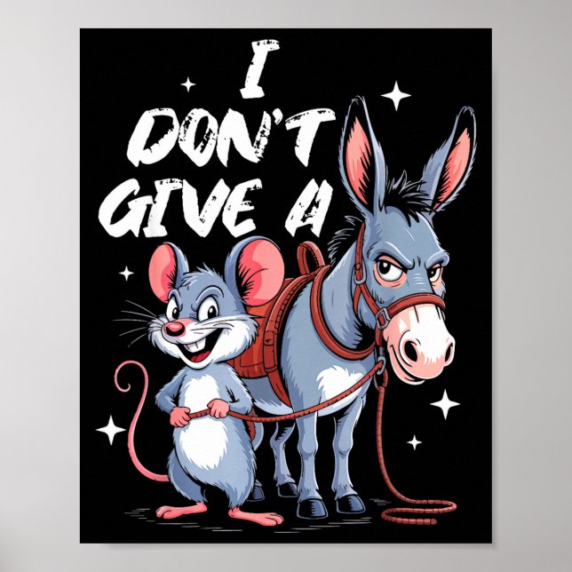 Póster No me importa un comino & Divertido (Frente)