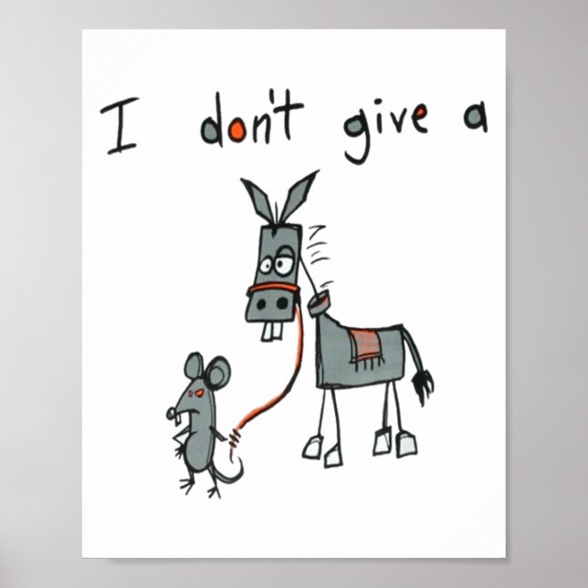 Póster No me importa un pepino (Frente)