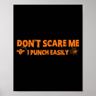 Póster No me llames marcial de Halloween tan divertido