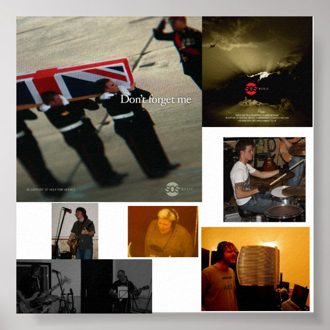 Póster No me olviden (Frente)