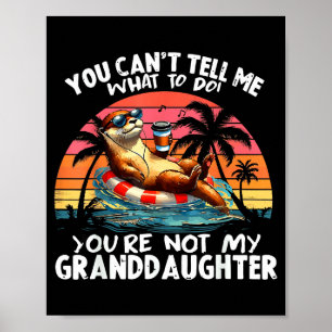 Póster No Me Puedes Decir Qué Hacer No Eres Mi Abuelo