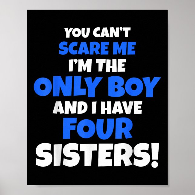 Póster No me puedes decir que tengo cuatro hermanas Herma (Frente)