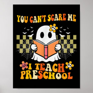 Póster No me puedo enseñar Halloween preescolar