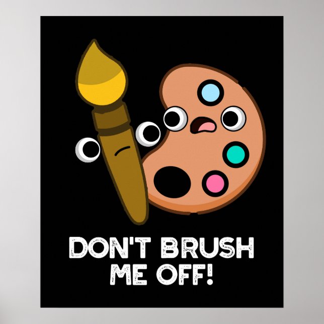 Póster No me quites de encima el divertido Art Pun Dark B (Frente)