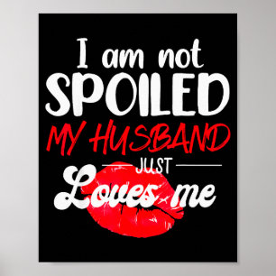 Póster No Mimo a Mi Esposo Solo Me Ama Parejas Vale