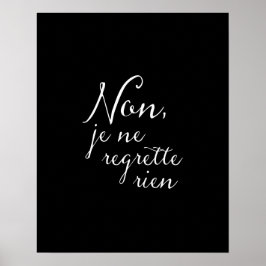 Póster No mires hacia atrás - Sin arrepentimientos, Inspi