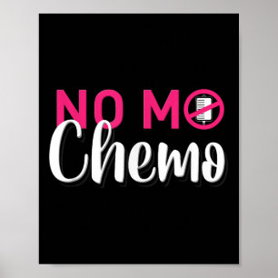 Póster No Mo Chemo El Último Día De La Quimioterapia Cánc