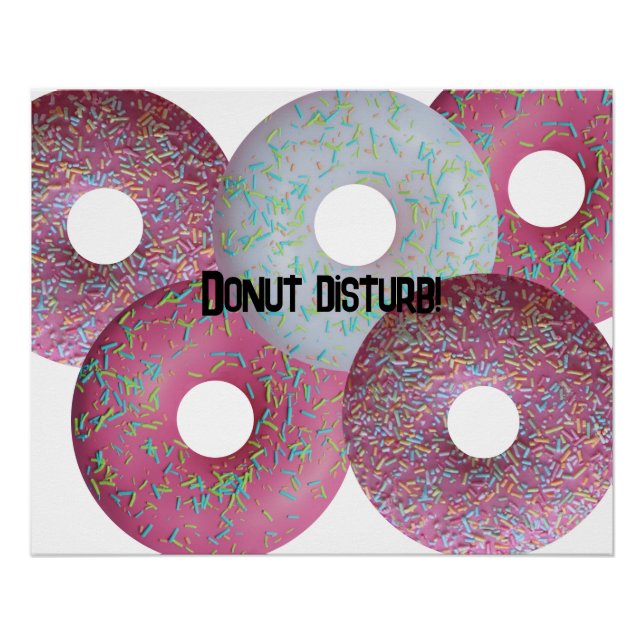 Póster ¡No moleste! (Anverso)