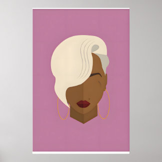 Póster No More Drama Inspired Original Icon Design Print