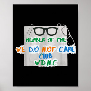 Póster No Nos Importa Club Gen X No Me Importa