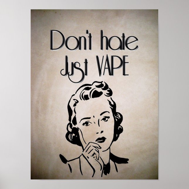 Póster No odies solo a Vape (Frente)
