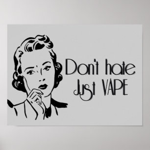 Póster No odies solo a Vape