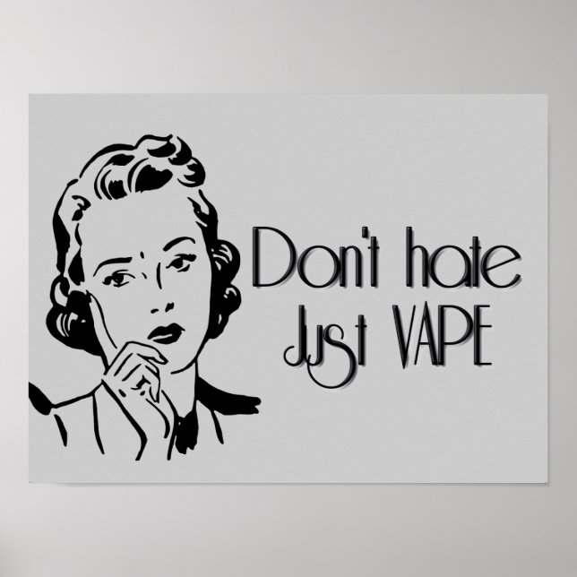 Póster No odies solo a Vape (Frente)