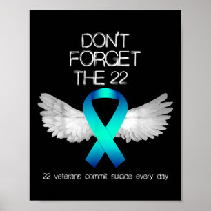 Póster No Olviden A Los 22 Veteranos De Conciencia Sobre