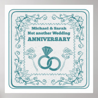Póster No otro aniversario de bodas