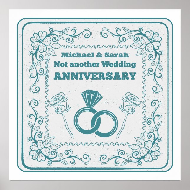 Póster No otro aniversario de bodas (Frente)