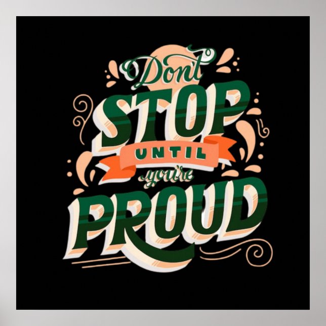 Póster No pares (Frente)