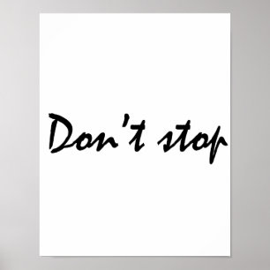 Póster No pares