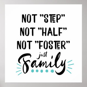 Póster No Paso, No Mitad, No Famoso... Solo Familia