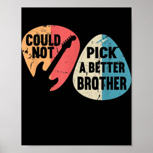 Póster No Pudo Elegir Una Mejor Camiseta De Guitarra Herm