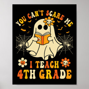 Póster No puedes asustarme, doy clases de té de Halloween