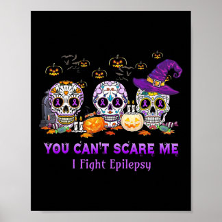 Póster No puedes asustarme si lucho por la Epilepsia de H