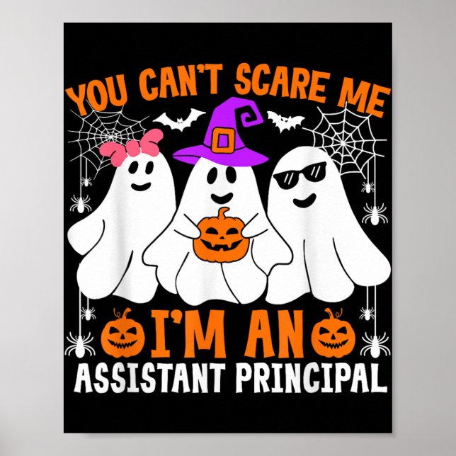 Póster No Puedes asustarme, Soy Un Principal Halloween Pe (Frente)