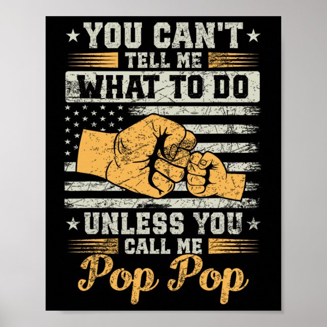 Póster No puedes decirme qué hacer a menos que me llames  (Frente)