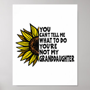 Póster No puedes decirme qué hacer, no eres mi abuelo
