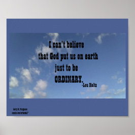 PÓSTER NO PUEDO CREER POSTER DE LOU HOLTZ