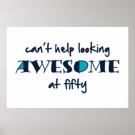 Póster No puedo evitar mirar a 50