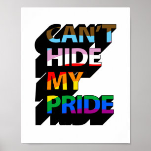 Póster No puedo ocultar mi orgullo 3D