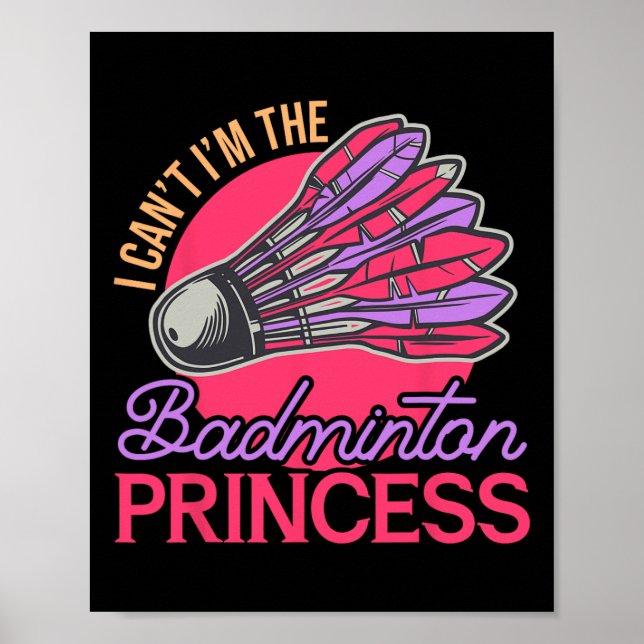 Póster No puedo ser el atleta de la princesa de Badminton (Frente)