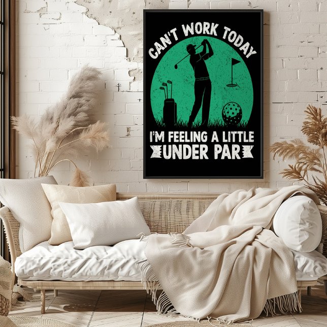 Póster No puedo trabajar hoy, bajo la distancia (Subido por el creador)