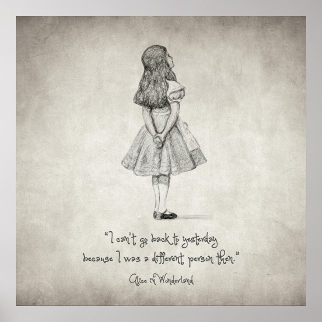 Póster No puedo volver a la cita de ayer (Frente)