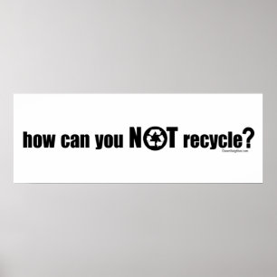 Póster ¿No reciclar?
