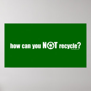 Póster ¿No reciclar?
