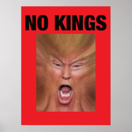 Póster NO REY Deshazte de Trump
