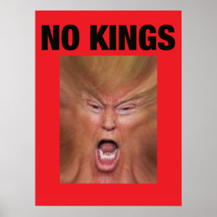 Póster NO REY Deshazte de Trump