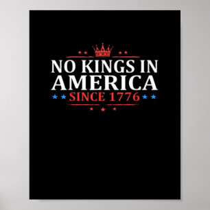 Póster No Reyes En América Estados Unidos Independencia C