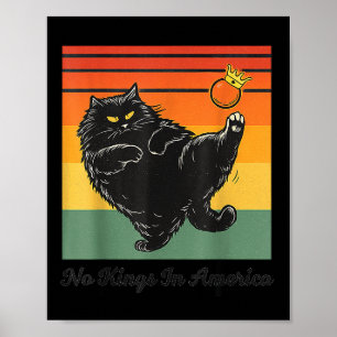 Póster No Reyes En América Gato Negro Gato Divertido Pate