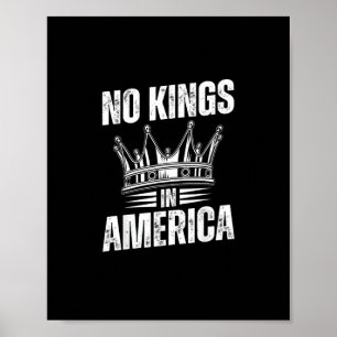 Póster No Reyes En América Independencia De Estados Unido