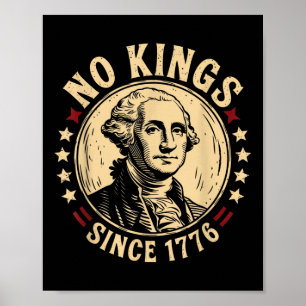 Póster No Reyes En Estados Unidos 1776 Salven La Democrac
