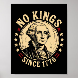Póster No Reyes En Estados Unidos 1776 Salven La Democrac