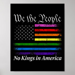 Póster No Reyes En Estados Unidos Nosotros, El Pueblo, La