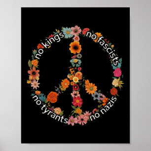 Póster No reyes no fascistas, no tiranos, no nazis 2
