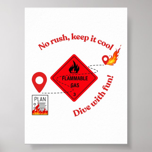Póster No Rush Keep It Cool Trucker (Frente)
