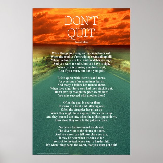 Póster No salir - Poster de 24"x36" (Frente)
