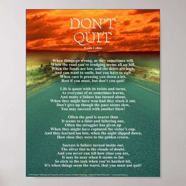 Póster No salir - Poster de 8"x10" (Frente)