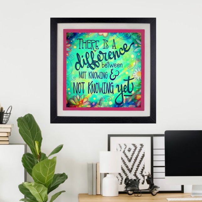 Póster No sé aún inspirador de citas inespirituales (Subido por el creador)